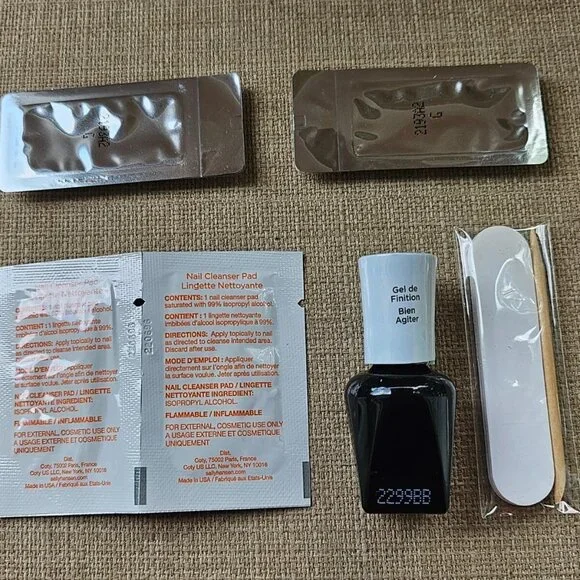 Sally Hansen Salon Insta Gel Strips Mirror Shine Chip Resistant 2 easy step NWT - Picture 6 of 8